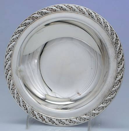 Spring Flower (Silverplate, Hollowware) Medium Silverplate Bon Bon Bowl