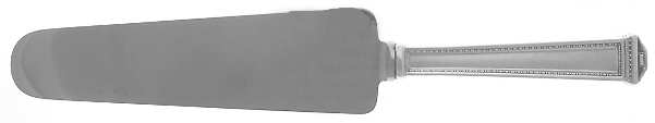 Pantheon (Sterling, 1920, Monograms) Cake Knife with Stainless Blade