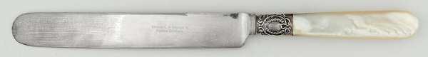 Pearl Handle Flatware 5 (Sterling) Old French Hollow Knife