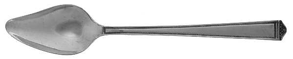 Anniversary (Silverplate, 1923, Monograms) Fruit/Orange Spoon by International Silver