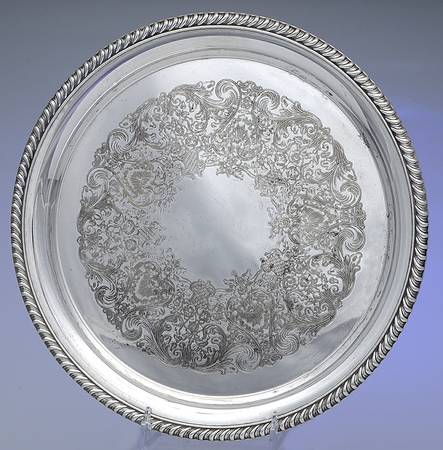 1190 (Silverplate, Hollowware) 12" Round Tray