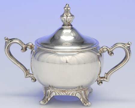1190 (Silverplate, Hollowware) Sugar Bowl & Lid