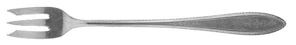 Argosy (Silverplate, 1926, Monograms) Oyster Fork
