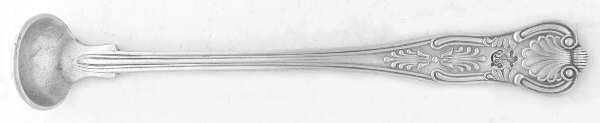 Naval (Silverplate, Kings Design) Mustard Spoon