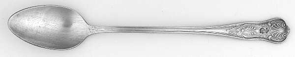 Naval (Silverplate, Kings Design) Iced Tea Spoon