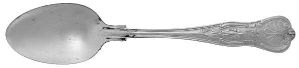 Naval (Silverplate, Kings Design) Place/Oval Soup Spoon