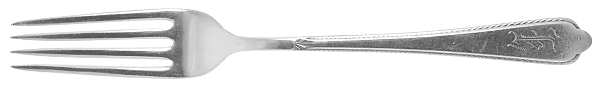 Guest Of Honor (Silverplate, 1935, Monograms) Fork