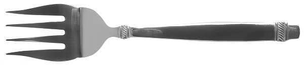 Vidal (Stainless) Medium Solid Cold Meat Serving Fork by International Silver