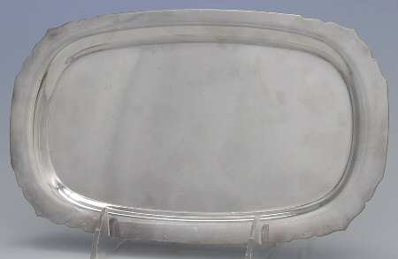 625 (Silverplate, Hollowware) Tray for Creamer and Sugar Set