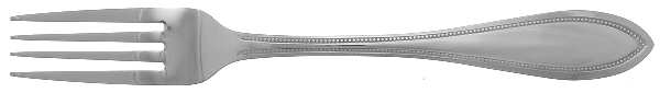 American Bead (Stainless, 18-0) Large Dinner Fork