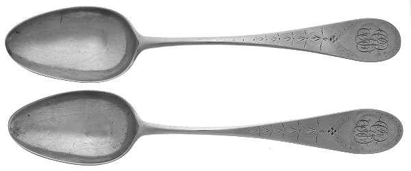 ISU1 (Coin) Tablespoon (Serving Spoon) - Set of 2 by Isaac Hutton