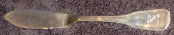 St.Denis (Sterling) Flat Handle Master Butter Knife by Indurgo