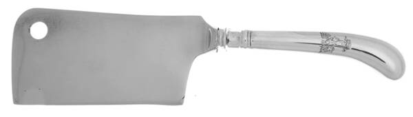 Queen Anne (Sterling) Cheese Cleaver with Stainless Blade HC