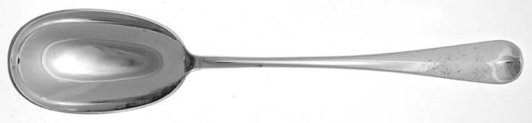 Queen Anne (Sterling) Large Solid Serving Spoon