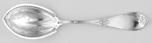 Crescent (Sterling, 1878) Bright Cut Bowl Sugar Spoon