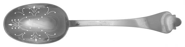 Trifid (Sterling) Pierced Solid Serving Spoon