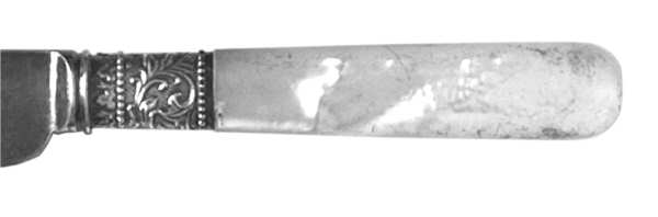 Pearl Handle (Silverplate Bolster) by J E Caldwell