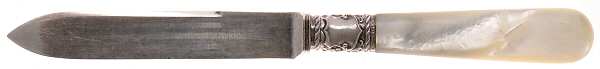 Pearl Handle 3 (Sterling) Pearl Handle Individual Fruit Knife