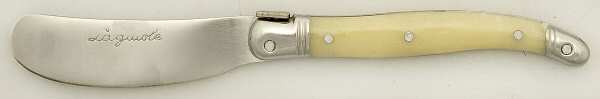 Laguiole-Ivory (Stainless) Cheese Spreader with Stainless Blade