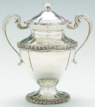 Sterling Hollowware Sugar Bowl & Lid by Juarez (Mexican)