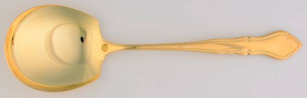 Elegance (Goldelectroplate) Solid Smooth Casserole Spoon