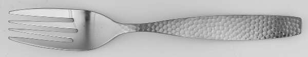 Hammer Five (Stainless) Individual Salad Fork by Joseph Abboud