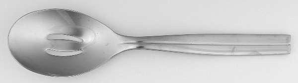 Longitude (Stainless) Pierced Tablespoon (Serving Spoon) by Joseph Abboud