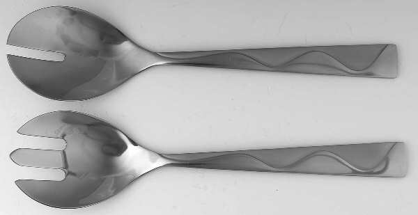 Jazz (Stainless) (2 Pc) Solid Salad Set by Jcpenney