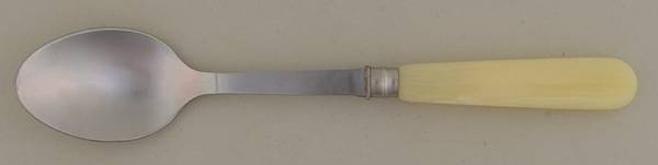 Bistro Cutlery-Ivory (Stainless) Solid Serving Spoon