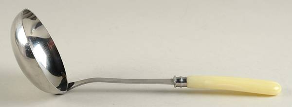 Bistro Cutlery-Ivory (Stainless) Solid Soup Ladle