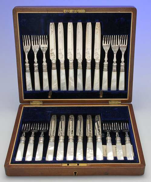 Pearl Handle 1 (Silverplate) by James Lewis &amp; Sons