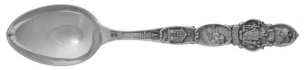 Souvenir Spoons San Francisco Landmarks - No Box by Joseph Mayer (USA)