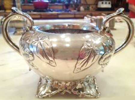 2957 (Silverplate, Hollowware) Sugar Bowl No Lid