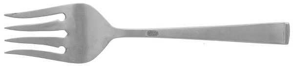 JPF13 (Stainless) Medium Solid Cold Meat Serving Fork
