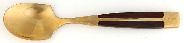 JCZ1 (Brass, Teak) Teaspoon