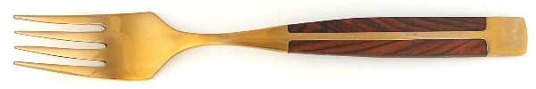JCZ1 (Brass, Teak) Dessert Fork