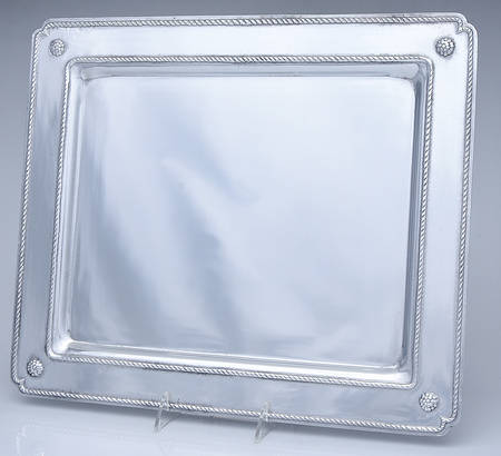 Berry and Thread (Aluminum, Hollowware) 16" Rectangular Tray