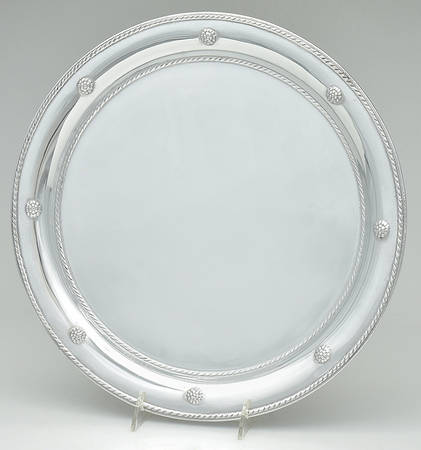 Berry and Thread (Aluminum, Hollowware) 14" Round Tray