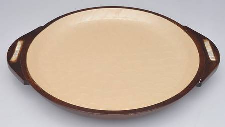 Classic-Snow (Aluminum, Hollowware) 18" Round Wood Tray