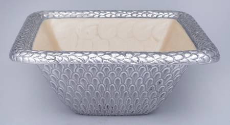 Classic-Snow (Aluminum, Hollowware) 10" Square Bowl