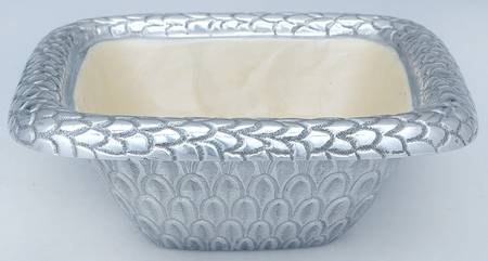 Classic-Snow (Aluminum, Hollowware) 6" Square Bowl