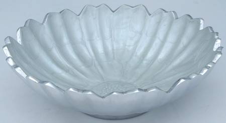Classic-Hydrangea (Aluminum, Hollowware) by Julia Knight