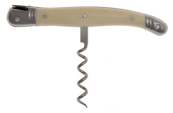 Laguiole-Antique White (Stainless Corkscrew
