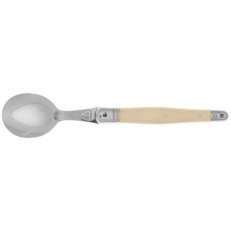 Laguiole-Antique White (Stainless Round Bowl Soup Spoon (Cream Soup) HC