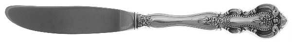 Auberge-Belle Auberge (Sterling, 1980) Modern Hollow Butter Spreader (Stainless)