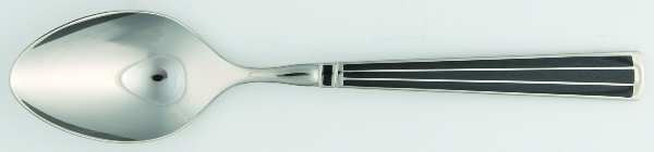 Cloisonne Embassy (Stainless-Black-No Gold) Teaspoon