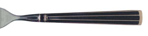 Cloisonne Embassy (Stainless, Black, Gold Accent) by Kirk Stieff