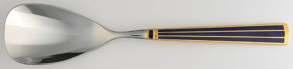 Cloisonne Embassy (Stainless-Cobalt-Gold) Sugar Spoon