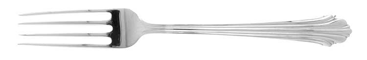 Classic Flutes (Silverplate, 1980) Fork