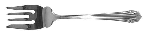 Classic Flutes (Silverplate, 1980) Individual Salad Fork